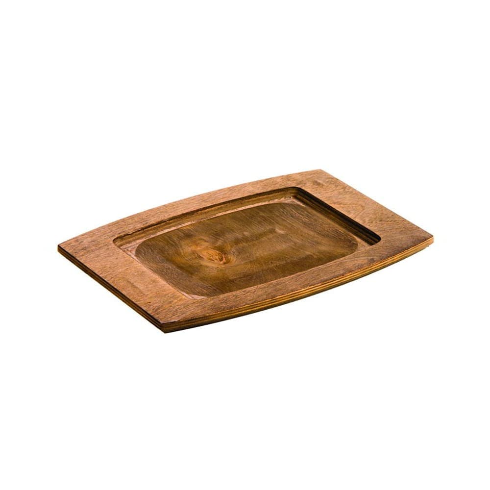Lodge Rectangular Wood Underliner, Walnut Stain (UCPU)
