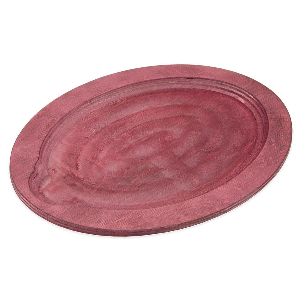Lodge Oval Wood Underliner, Chili Pepper Red (UOPB1)