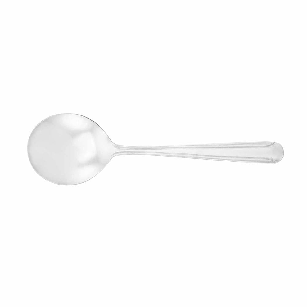 Walco WL7412 5 13/16" Bouillon Spoon with 18/0 Stainless Grade, Dominion Pattern