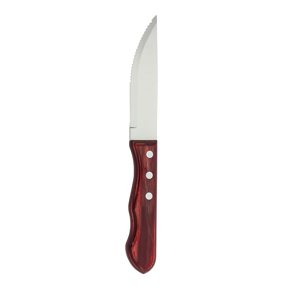 Walco WL840529R 4 3/4" Big Red Steak Knife w/ Polywood Handle