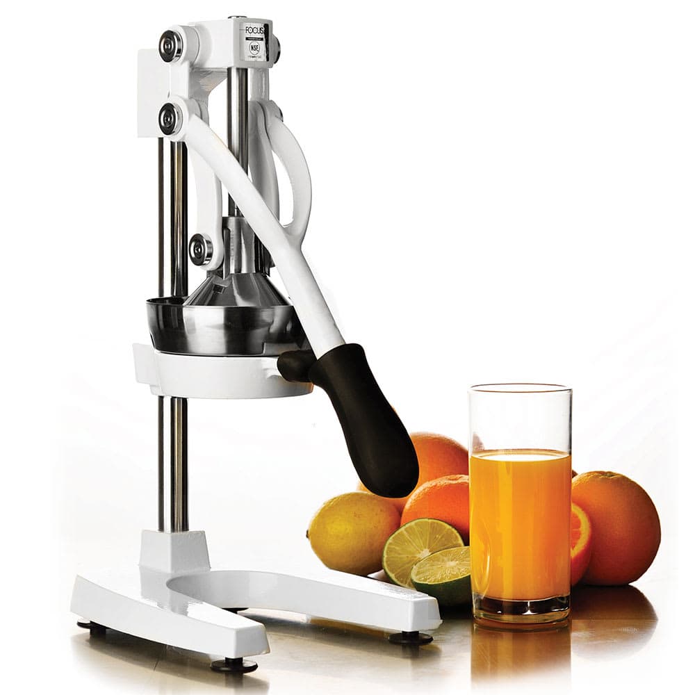 Focus 97332 Jupiter Juice Press, Large, Manual, White, 27 - 1/2"H