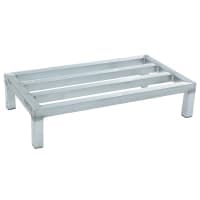 Focus FADR48208 48" Stationary Dunnage Rack w/ 2000 lb Capacity, Aluminum thumbnail 2