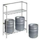 Focus FBKR184854 (2) Level Keg Rack w/ (4) Keg Capacity, 48" x 18" x 54" thumbnail 2