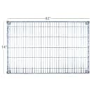 Focus FF1442C Chrome Wire Shelf - 42"W x 14"D thumbnail 2