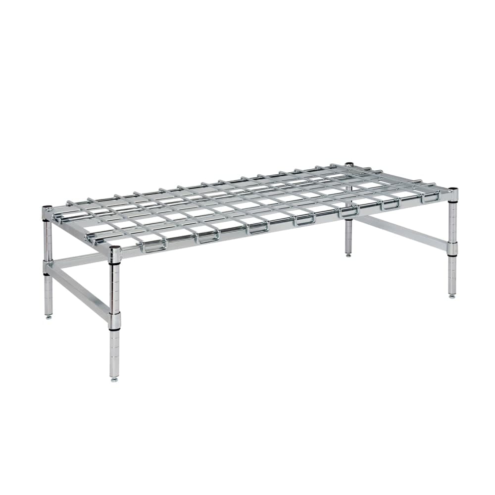Focus FFSDR2436CH Stationary Dunnage Rack, 24"W x 36"L x 13 1/2"H, Chrome