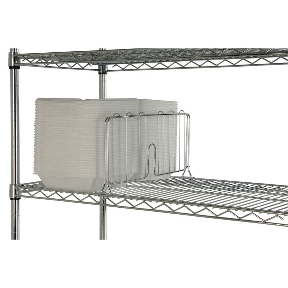 Focus FSD24C Shelf Divider - 24" x 8", Chrome