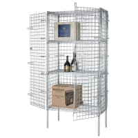 Focus FSSEC24484 48" Stationary Security Cage, 24"D thumbnail 2