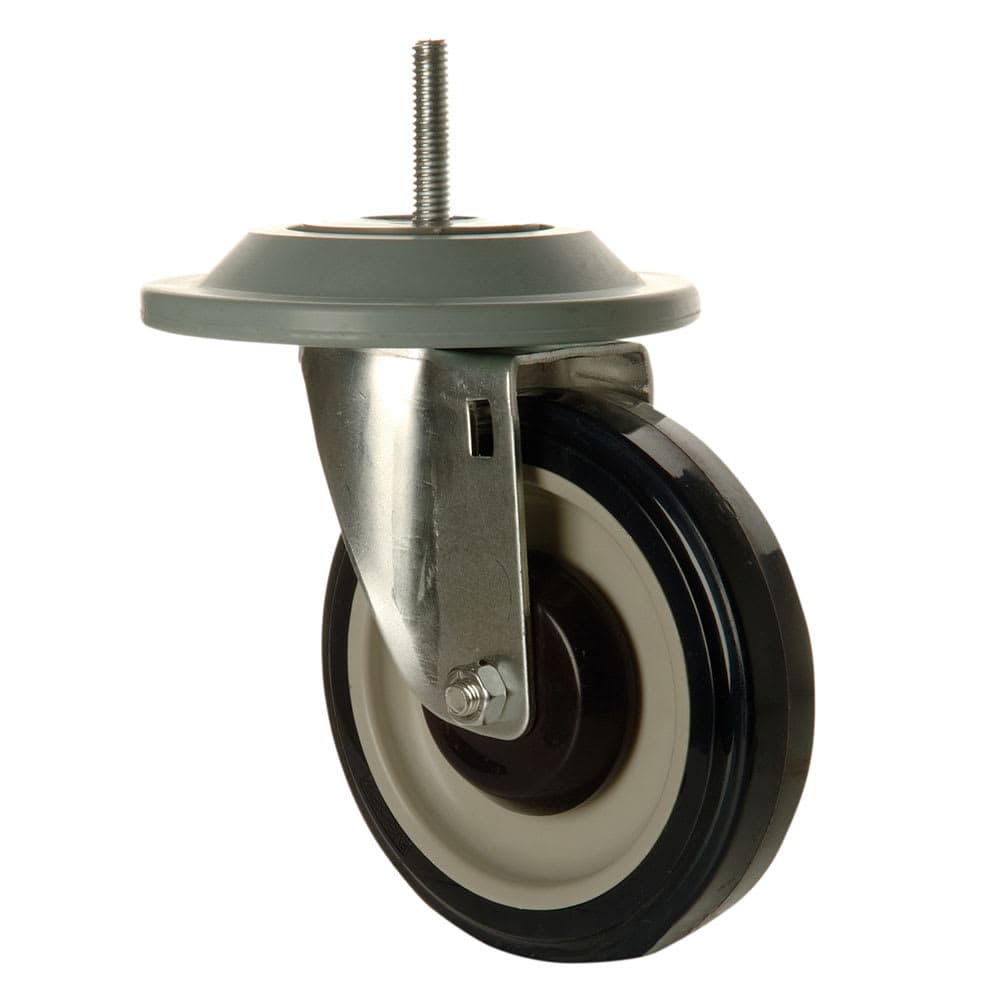 Focus FTCAST5 5" Stem Caster w/ (2) Swivel & (2) Brake