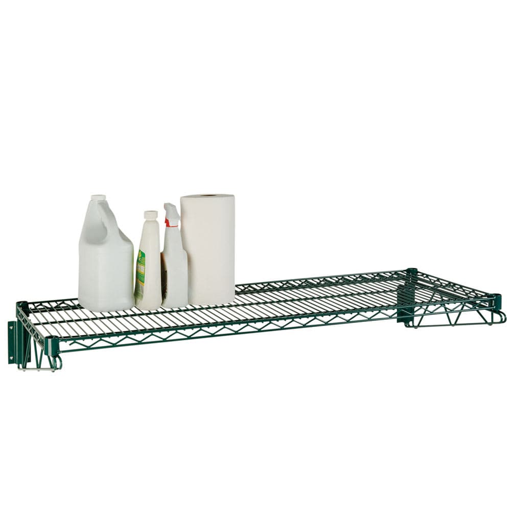 Focus FWS1448G Direct Wall Mount Kit w/ (2) 14"D Brackets & (1) 48"W Wire Shelf, Epoxy