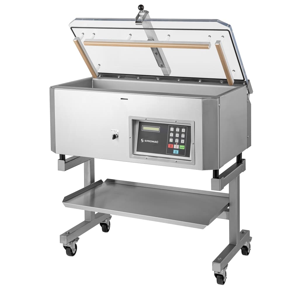 Sipromac 380T Chamber Vacuum Sealer w/ (2) 12 1/2" & (1) 32 1/5" Seal Bars, 120v