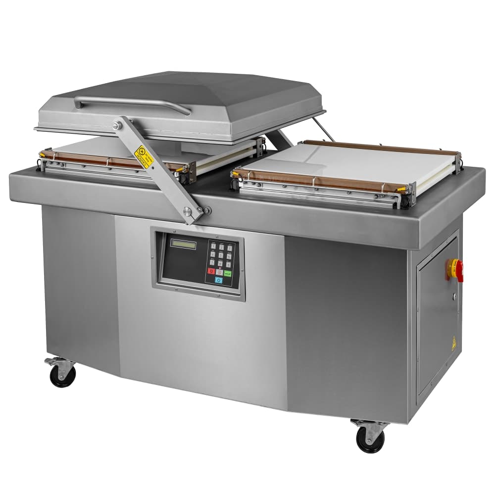 Sipromac 420A Double Chamber Vacuum Sealer w/ (4) 19" Seal Bars, 208v/3ph