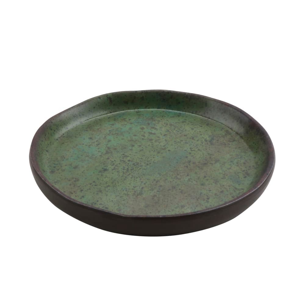 GET 4" Round Savor Plate - Melamine, Spruce (20038-SP)