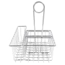 GET 4 Compartment Rectangular Condiment Caddy - Chrome (4-21696) thumbnail 4