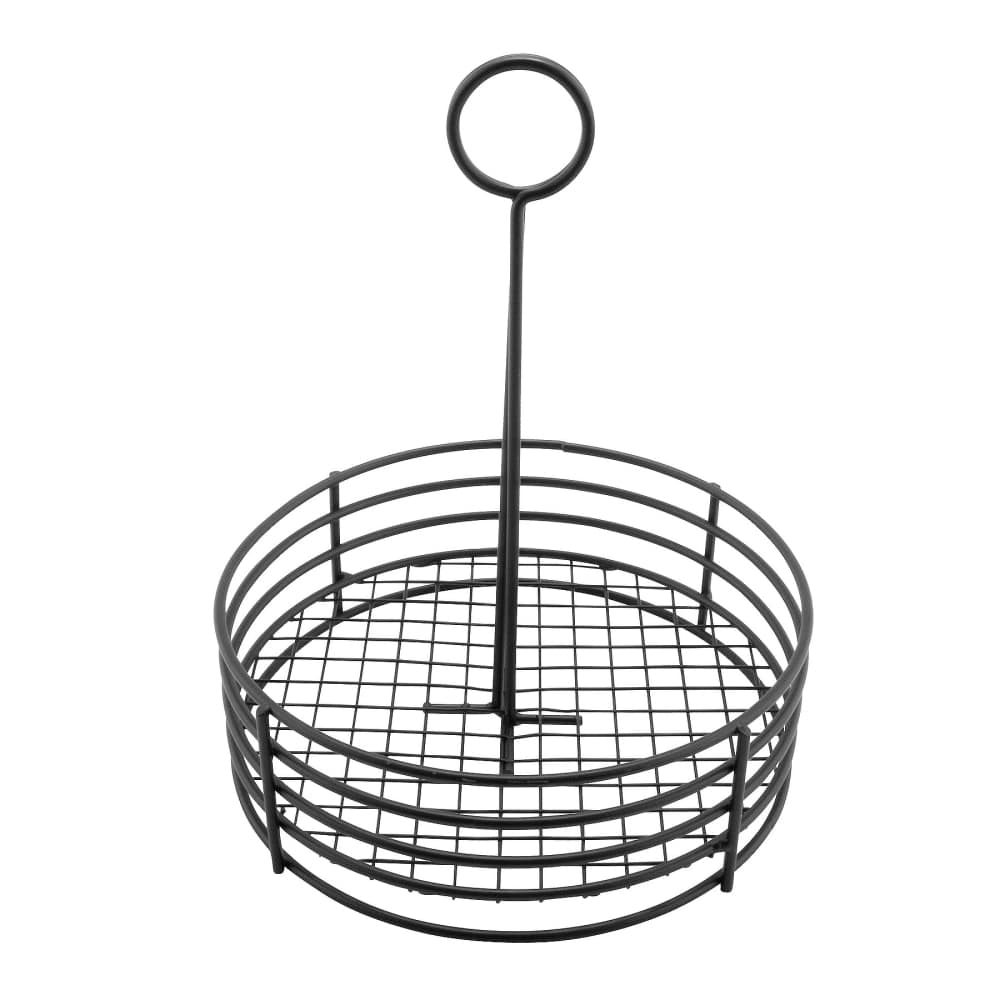 GET Round Condiment Caddy - Iron, Black (4-31850)