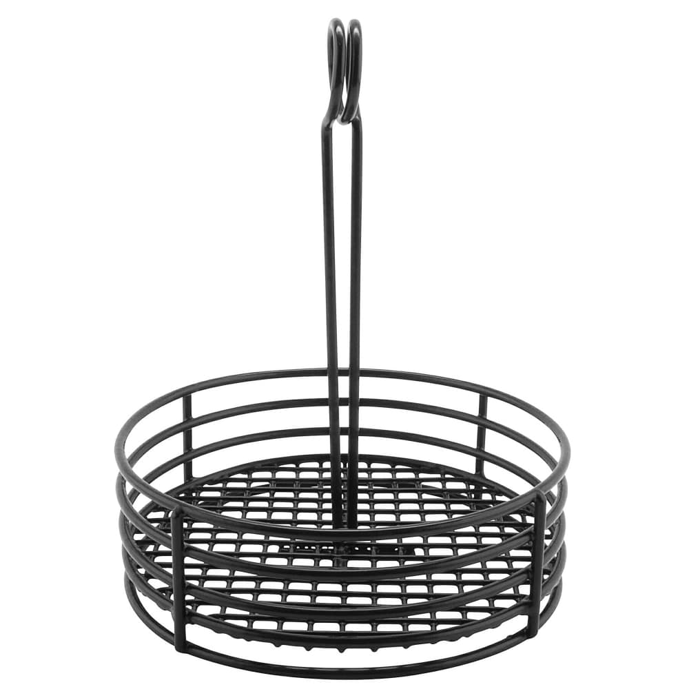 GET Round Condiment Caddy - Iron, Black (4-31860)