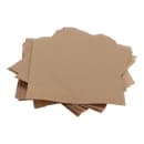 GET 5 1/2" Square Basket Liner Paper Bags, Brown (4-T1020) thumbnail 6