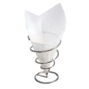 GET 7" Square Cone Basket Liner/Bag - Paper, White (4-T250) thumbnail 5