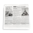 GET 7" Square Basket Liner Paper Bags - French Newsprint, White (4-T3050) thumbnail 4