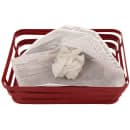 GET 7" Square Basket Liner Paper Bags - French Newsprint, White (4-T3050) thumbnail 7