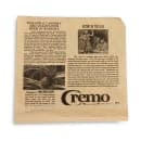 GET 7" Square Basket Liner Paper Bags - Honolulu Newsprint, Brown (4-T6000) thumbnail 3