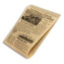GET 7" Square Basket Liner Paper Bags - Honolulu Newsprint, Brown (4-T6000) thumbnail 5