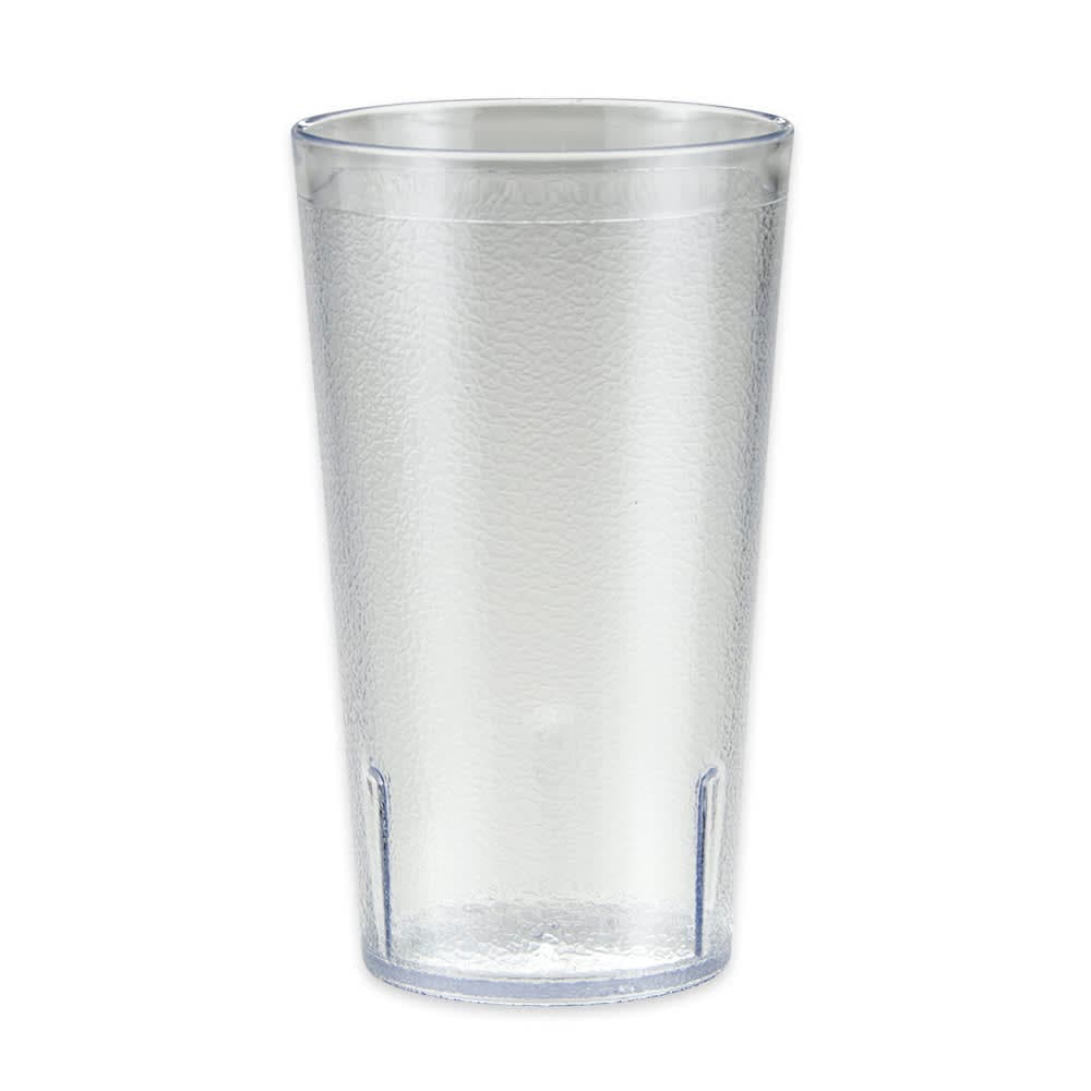 GET 12 oz Clear Textured Plastic Tumbler (6612-1-CL)