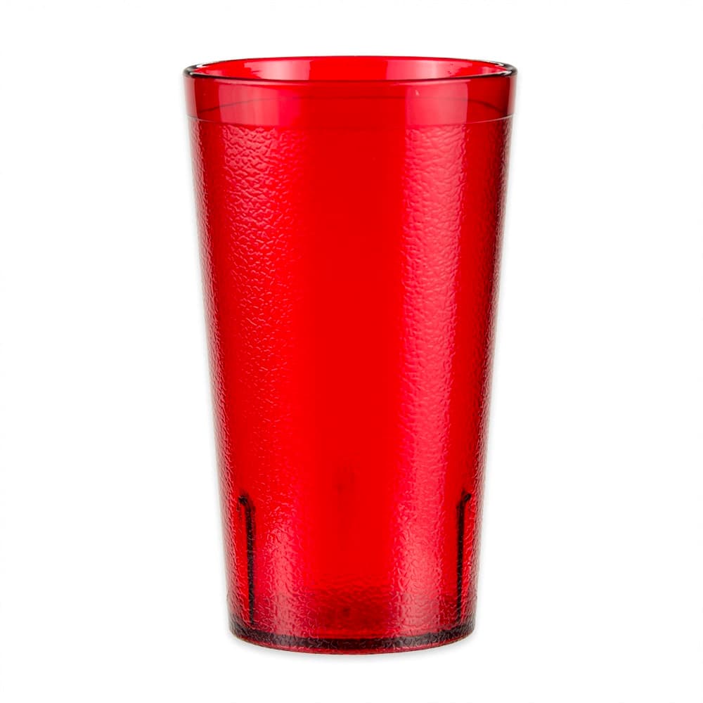 GET 12 oz Red Textured Plastic Tumbler (6612-1-R)