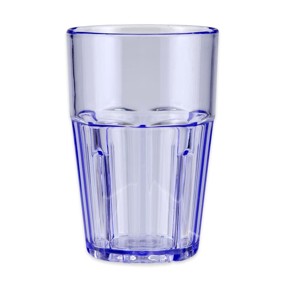 GET 10 oz Blue Plastic Double Rocks Tumbler (9910-1-BL)