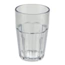GET 10 oz Clear Plastic Double Rocks Tumbler (9910-1-CL) thumbnail 2
