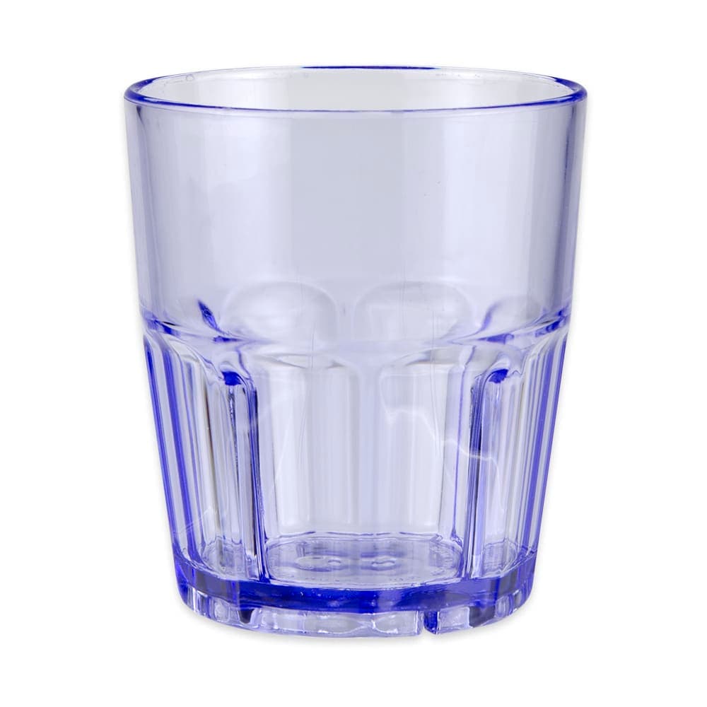 GET 12 oz Blue Plastic Double Rocks Tumbler (9912-1-BL)