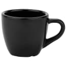 GET 3 oz Melamine Espresso Cup, Black (C-1004-BK) thumbnail 3