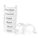 GET (8) Salad Dressing Bottle Clips (CLIPS-8-CL) thumbnail 2