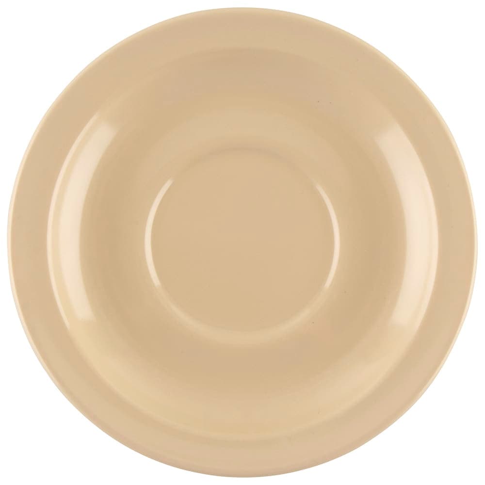 GET 5 3/4" Round Melamine Saucer for DC 100 & DC 101, Tan (DC-200-T)