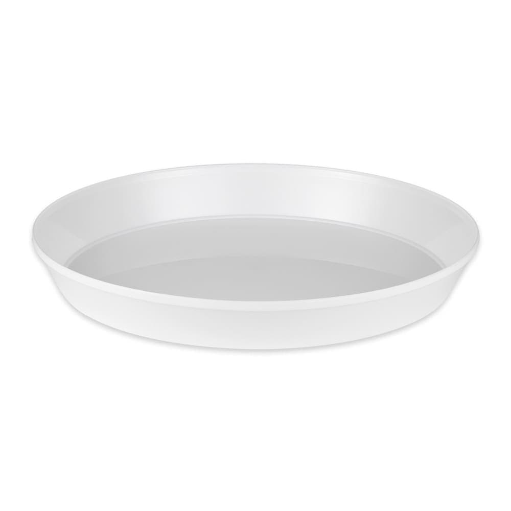GET 13" Round Economy Bar Tray, White (EBT-1300-W)