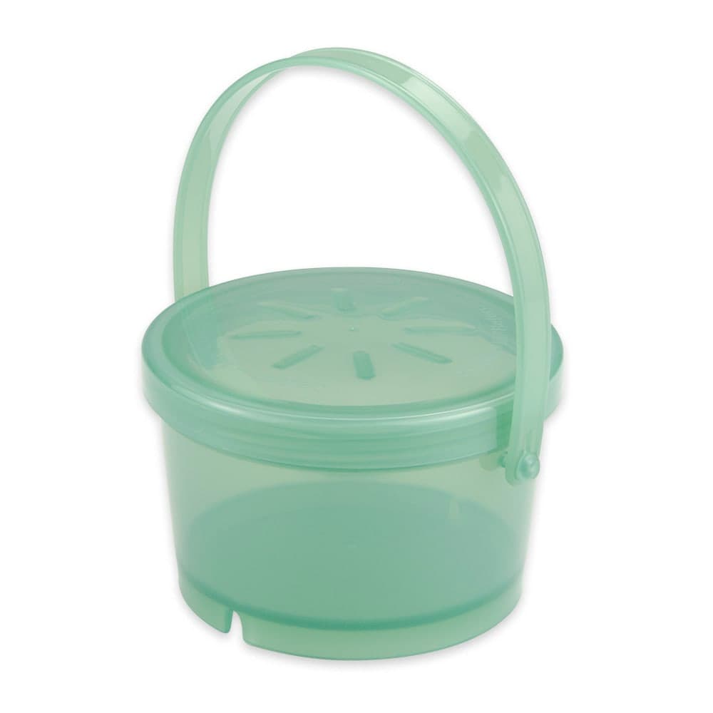 GET To Go Food Container, 9" x 9" x 3 1/2", Polypropylene, Jade (EC-07-1-JA)