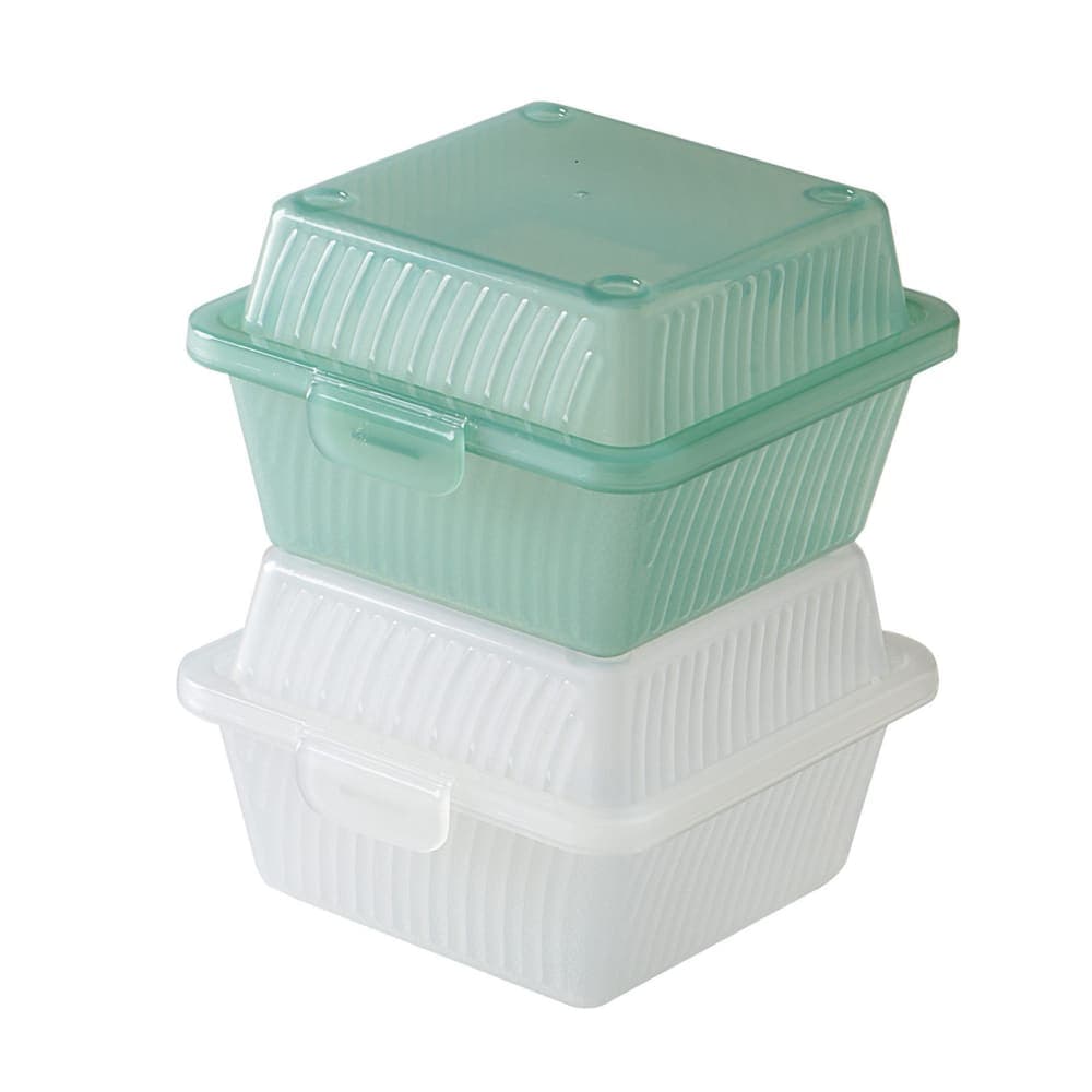 GET 5" Square To Go Food Container, Polypropylene, Black (EC-08-1-BK)