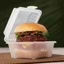 GET 4 3/4" Square To Go Food Container, Polypropylene, Clear (EC-08-1-CL) thumbnail 6