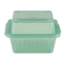 GET 4 3/4" Square To Go Food Container, Polypropylene, Jade (EC-08-1-JA) thumbnail 4