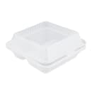 GET 9" Square To Go Food Container, Polypropylene, Clear (EC-09-1-CL) thumbnail 2