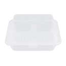 GET 9" Square To Go Food Container, Polypropylene, Clear (EC-09-1-CL) thumbnail 3