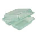 GET 9" Square To Go Food Container, Polypropylene, Jade (EC-09-1-JA) thumbnail 2