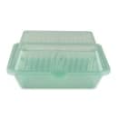 GET 9" Square To Go Food Container, Polypropylene, Jade (EC-09-1-JA) thumbnail 3