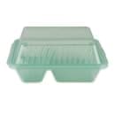 GET 9" Square To Go Food Container, Polypropylene, Jade (EC-09-1-JA) thumbnail 4