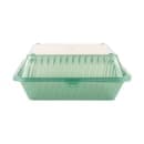 GET 9" Square To Go Food Container, Polypropylene, Jade (EC-10-1-JA) thumbnail 4