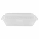 GET Rectangular To Go Food Container, 9" x 6 1/2", Polypropylene, Clear (EC-11-1-CL) thumbnail 4