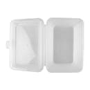 GET Rectangular To Go Food Container, 9" x 6 1/2", Polypropylene, Clear (EC-11-1-CL) thumbnail 7