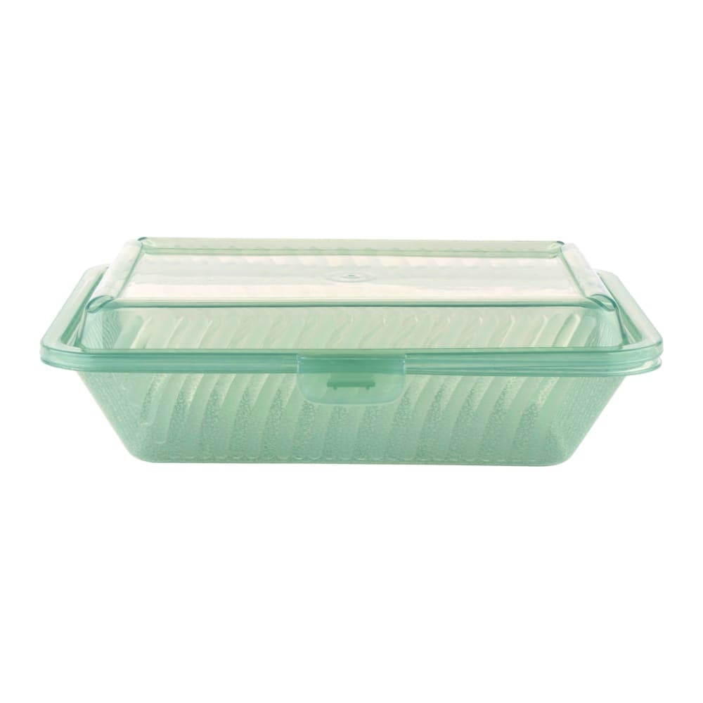 GET Rectangular To Go Food Container, 9" x 6 1/2", Polypropylene, Jade (EC-11-1-JA)
