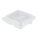 GET 9" Square To Go Food Container, Polypropylene, Clear (EC-12-1-CL) thumbnail 2