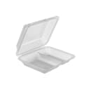 GET Rectangular To Go Food Container - 10" x 8", Polypropylene, Clear (EC-15-2-CL) thumbnail 2