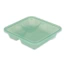 GET 4 3/4" Square To Go Food Containers, Polypropylene, Jade (EC-16-JA) thumbnail 2